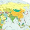 Mapa político de Asia