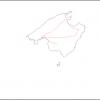 Mapa mudo de Islas Baleares