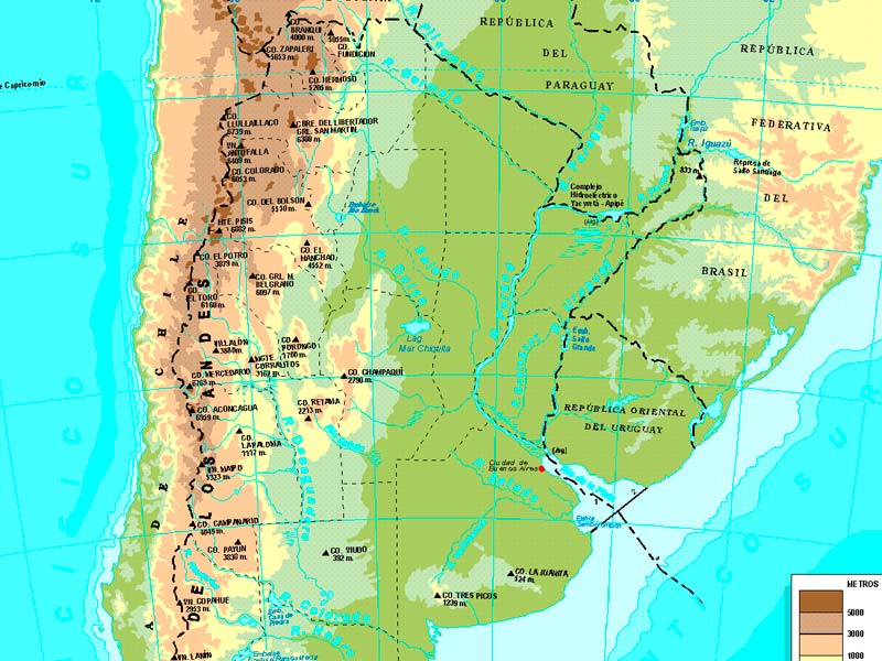Mapa de Argentina | Descarga los mapas de Argentina