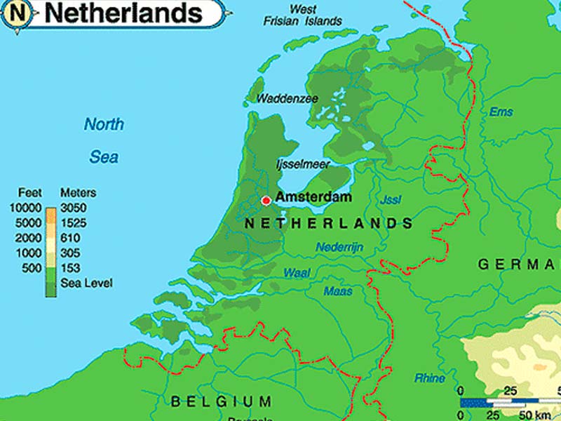Mapa de Holanda | Descarga los mapas de Holanda