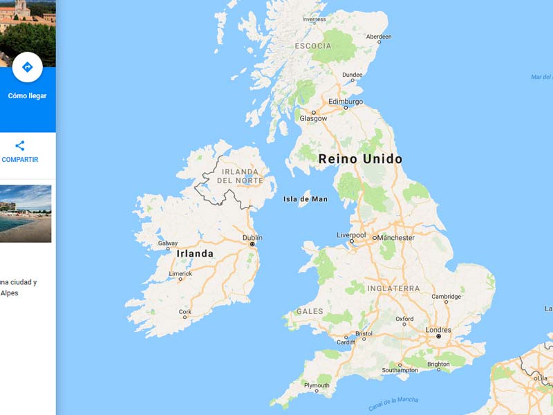 Mapa de Reino Unido | Descarga los mapas de Reino Unido