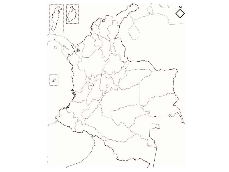 Mapa De Colombia Descarga Los Mapas De Colombia