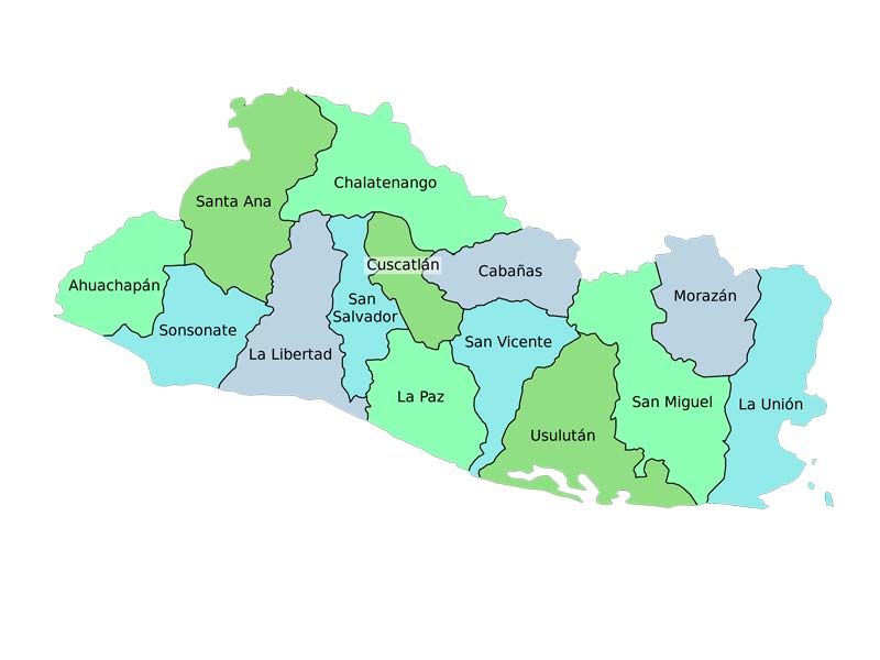 Mapa de El Salvador | Descarga los mapas de El Salvador