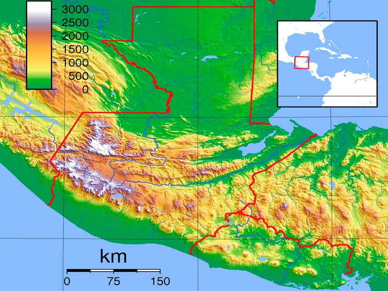 Mapa de Guatemala | Descarga los mapas de Guatemala